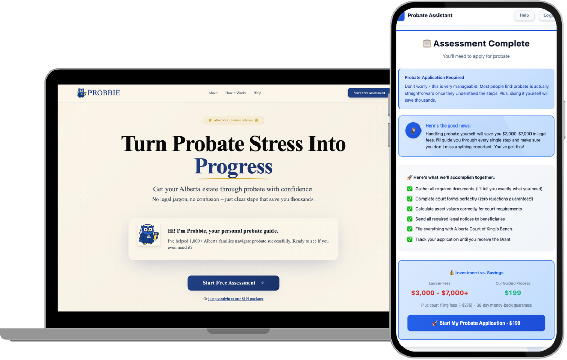 Probbie App Interface - Assessment and Results